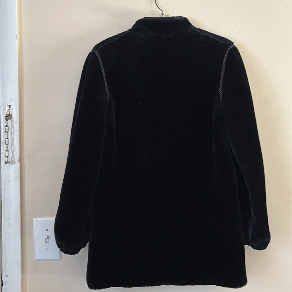 Jacques Saint
Laurent‎ For Genelle Black Demi Buff
Faux Fur Coat Size 8 - Picture 14 of 14